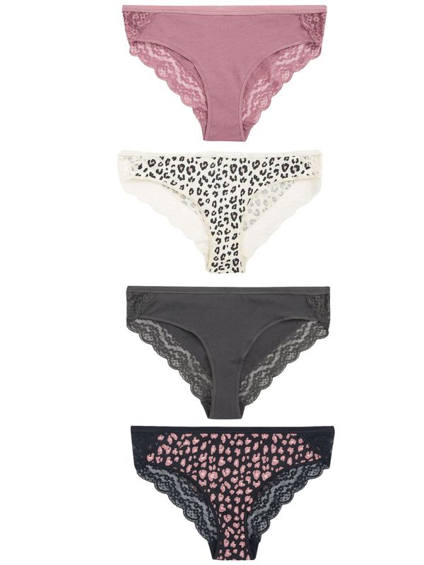 Next Next Slip  siva / roza / crna / bijela