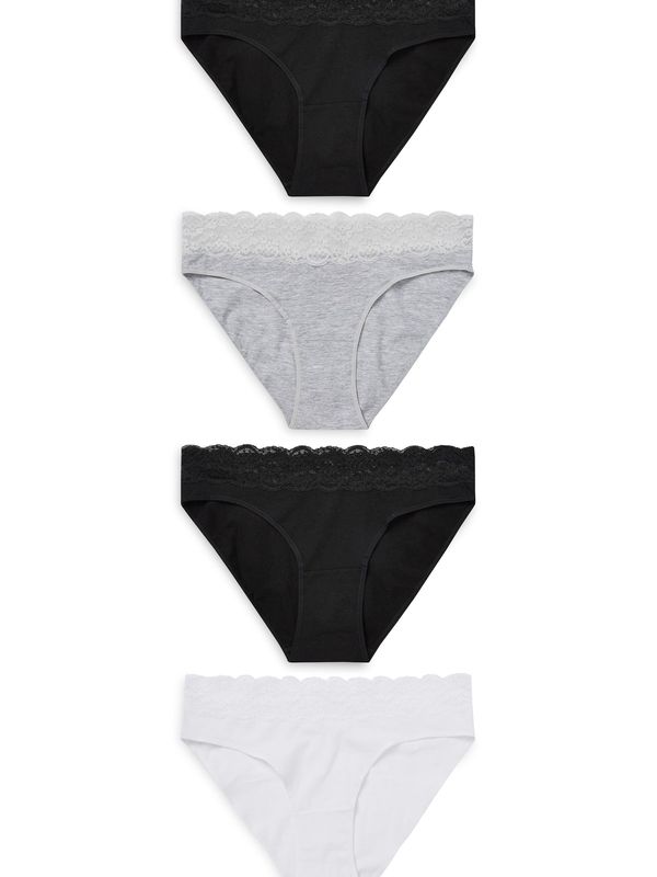 Next Next Slip  svijetlosiva / crna / bijela