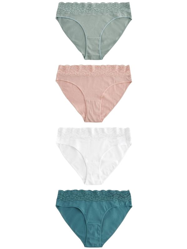 Next Next Slip  tirkiz / siva / prljavo roza / bijela