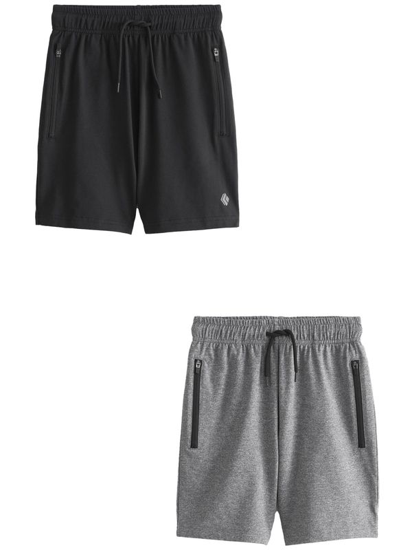 Next Next Sportske hlače  svijetlosiva / crna