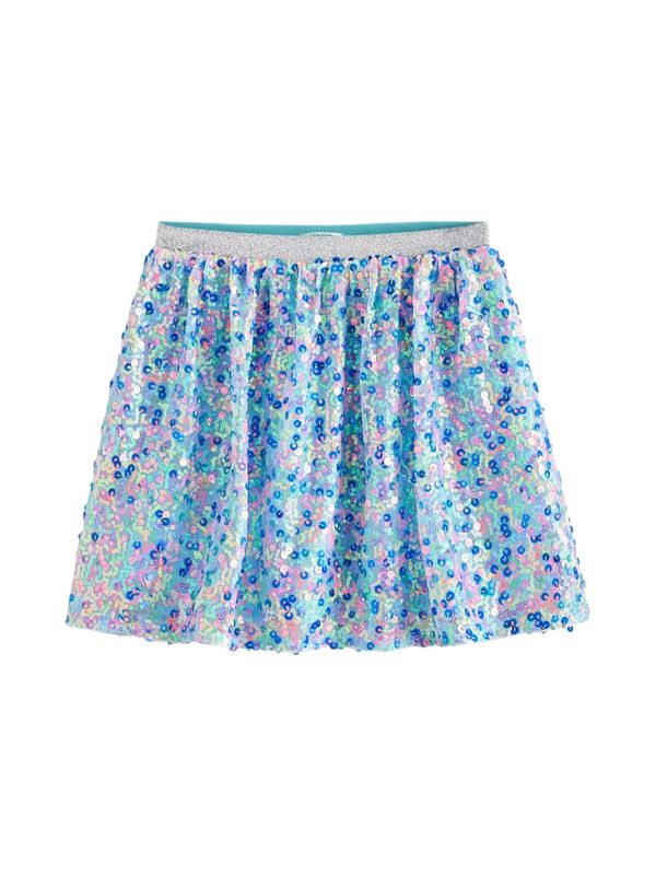 Next Next Suknja  plava / akvamarin / zelena / roza