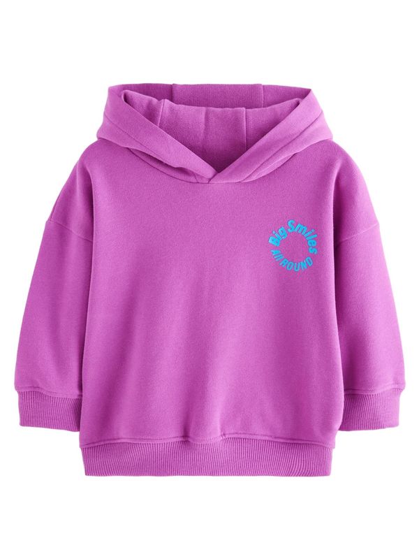 Next Next Sweater majica  azur / orhideja bijela