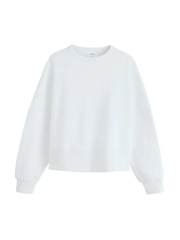Next Next Sweater majica  bijela