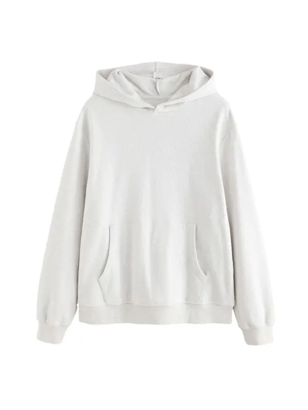 Next Next Sweater majica  bijela melange