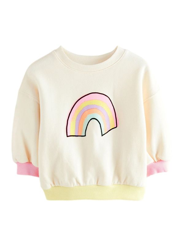 Next Next Sweater majica  boja pijeska / miks boja