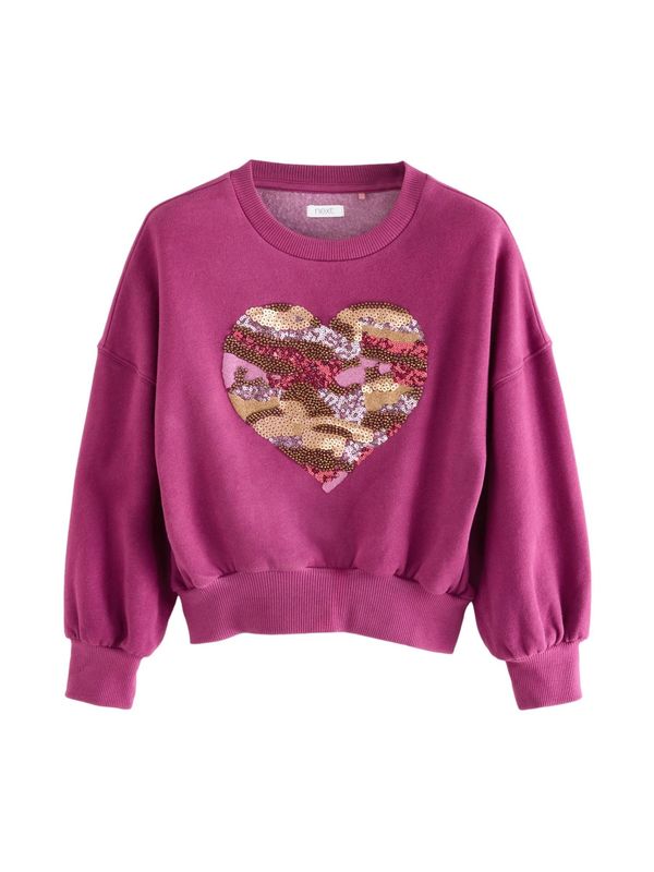 Next Next Sweater majica  ciklama / miks boja