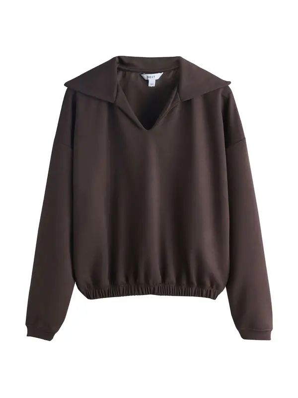 Next Next Sweater majica  čokolada