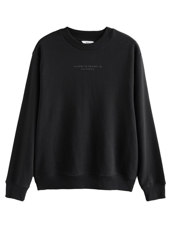 Next Next Sweater majica  crna