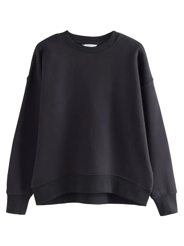 Next Next Sweater majica  crna
