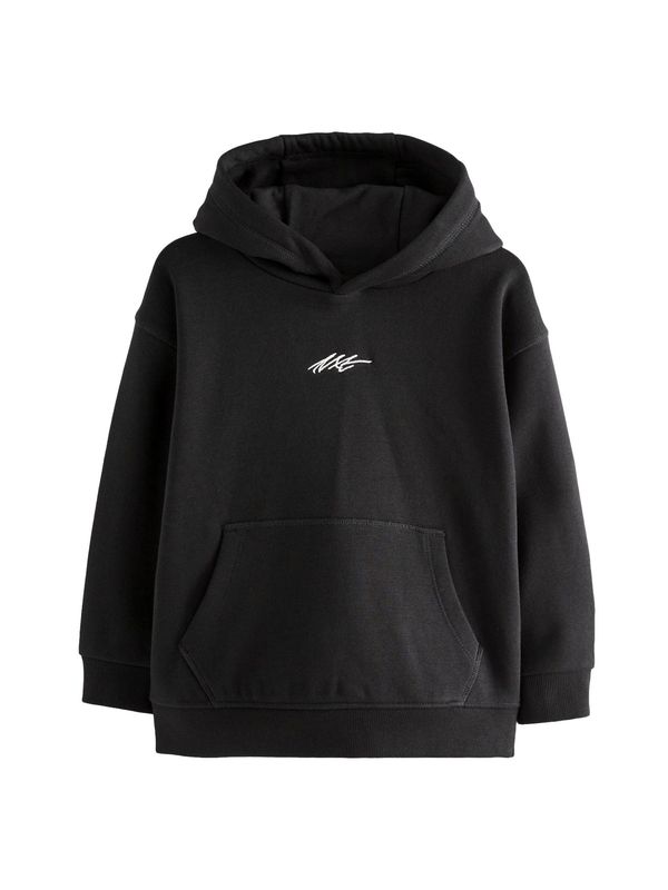 Next Next Sweater majica  crna / bijela