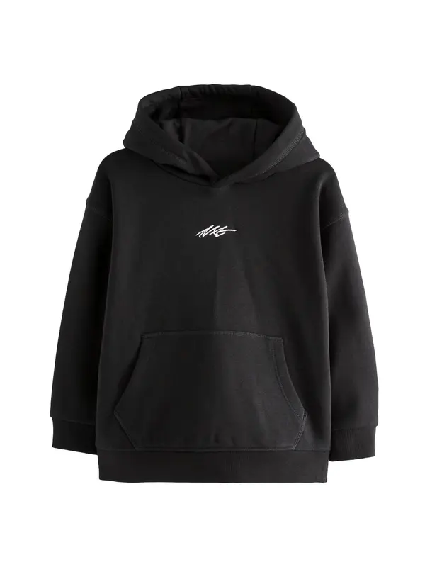 Next Next Sweater majica  crna / bijela