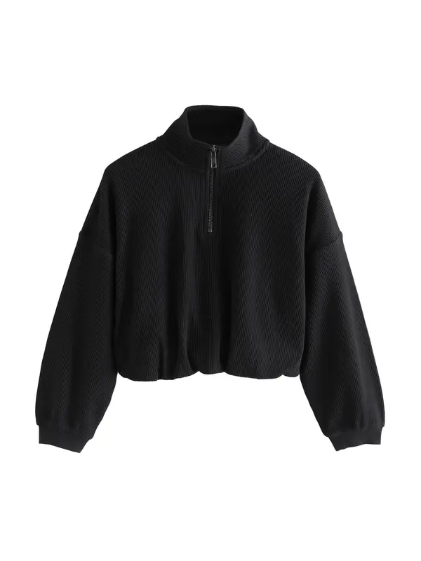 Next Next Sweater majica  crna