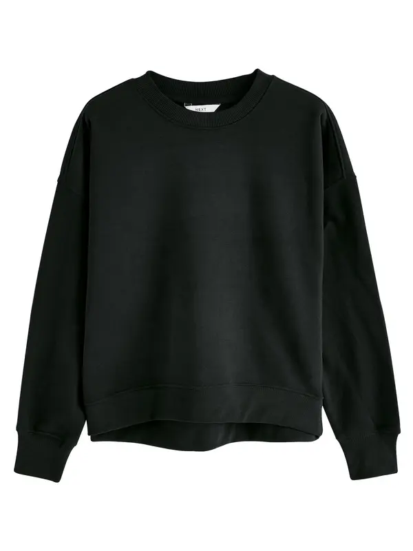 Next Next Sweater majica  crna