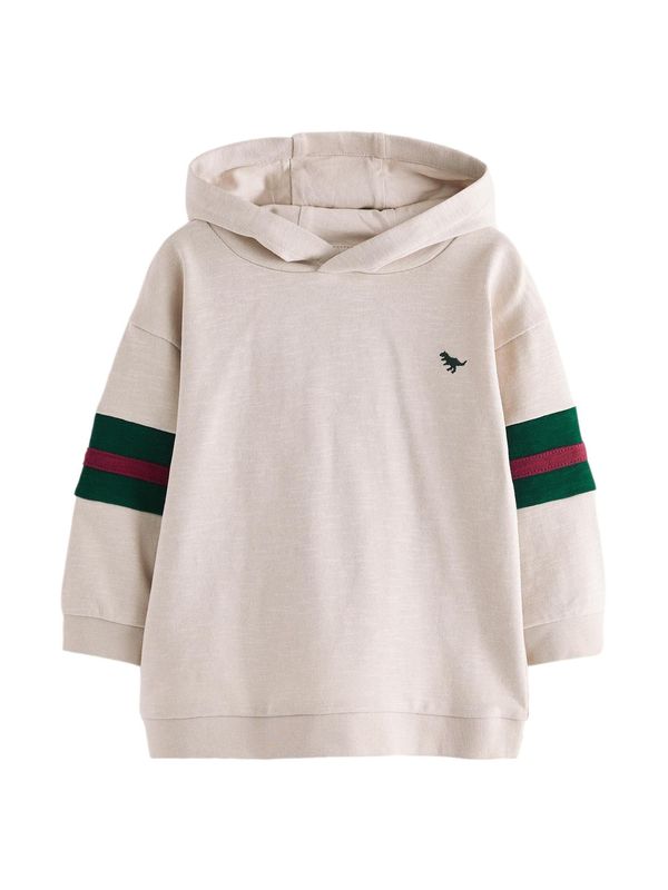 Next Next Sweater majica  ecru/prljavo bijela / tamno zelena / tamno crvena