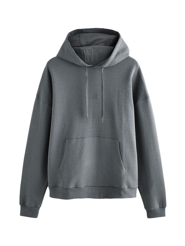 Next Next Sweater majica 'Edit'  tamo siva