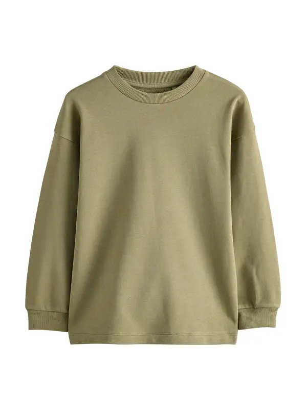 Next Next Sweater majica  kaki