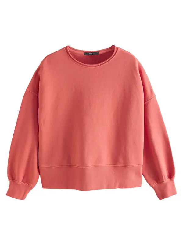 Next Next Sweater majica  lubenica roza