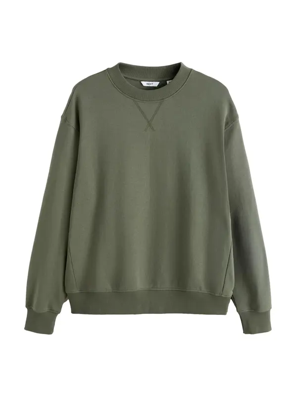 Next Next Sweater majica  maslinasta