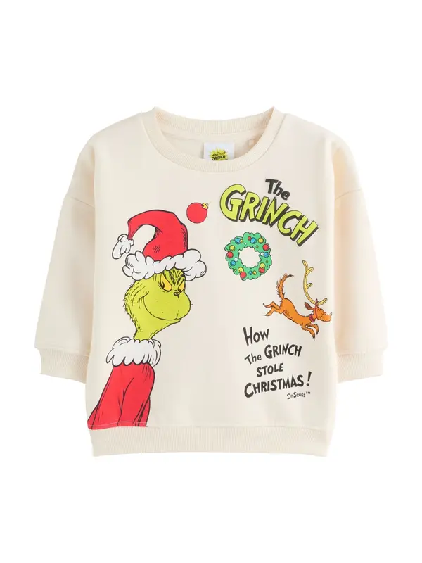 Next Next Sweater majica 'Mickey Mouse'  miks boja / biserno bijela