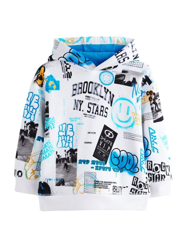 Next Next Sweater majica  miks boja / bijela