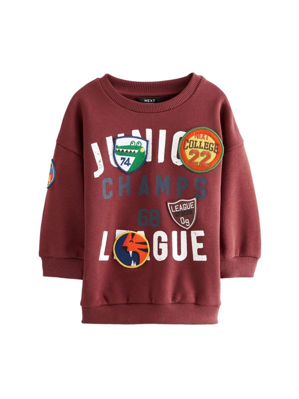 Next Next Sweater majica  miks boja / burgund