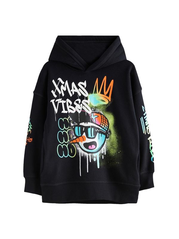 Next Next Sweater majica  miks boja / crna