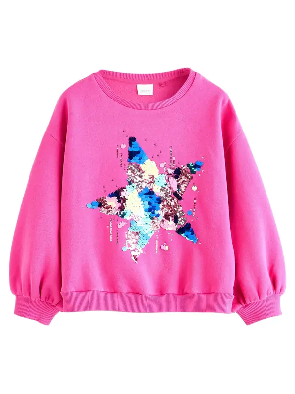 Next Next Sweater majica  miks boja / roza