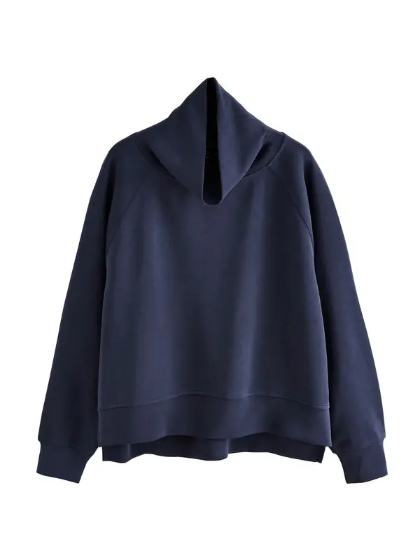 Next Next Sweater majica  mornarsko plava