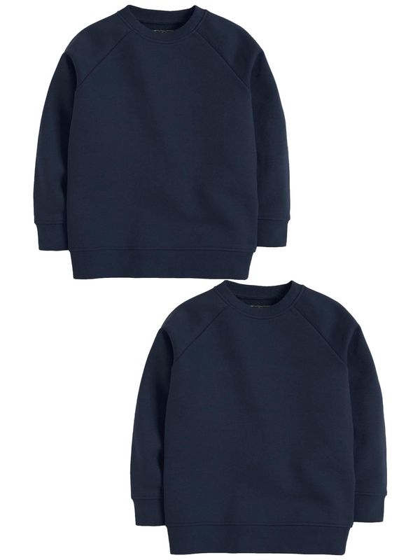 Next Next Sweater majica  mornarsko plava