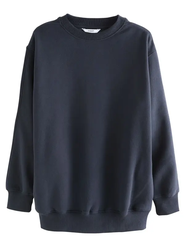 Next Next Sweater majica  mornarsko plava
