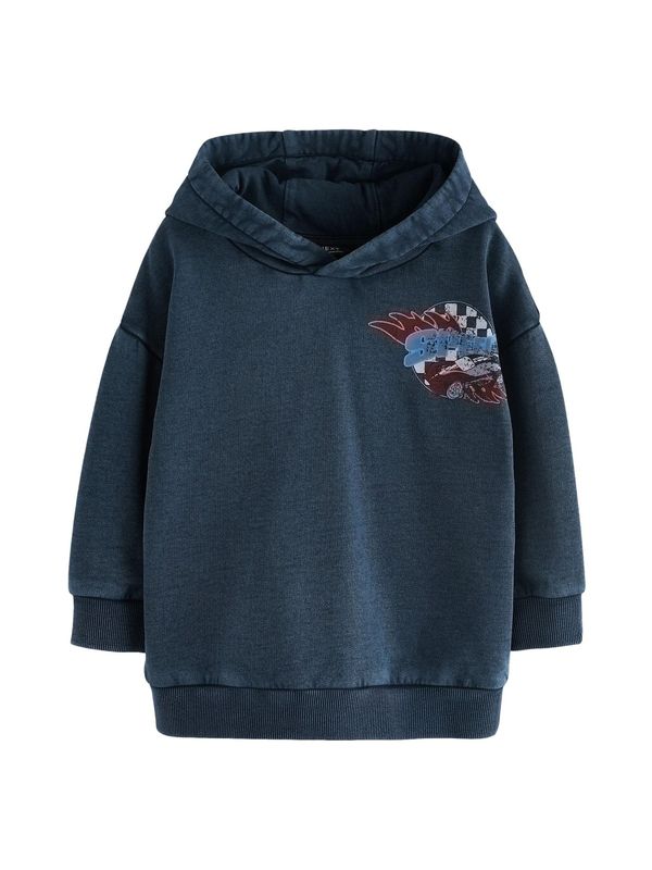 Next Next Sweater majica  mornarsko plava / bordo / bijela