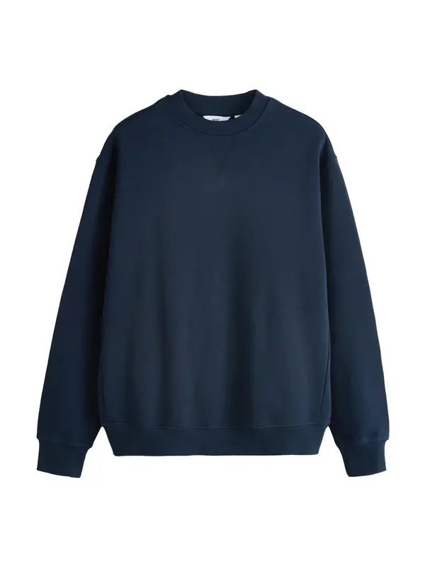 Next Next Sweater majica  mornarsko plava