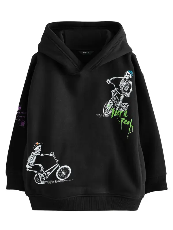 Next Next Sweater majica  neonsko zelena / narančasta / crna / bijela