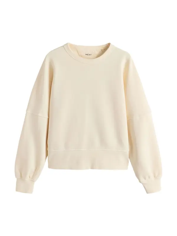 Next Next Sweater majica  pastelno žuta