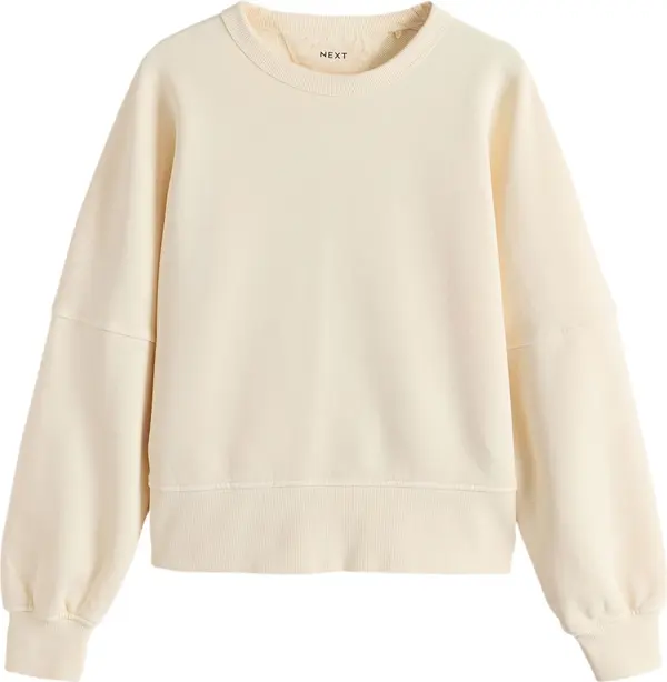 Next Next Sweater majica  pastelno žuta