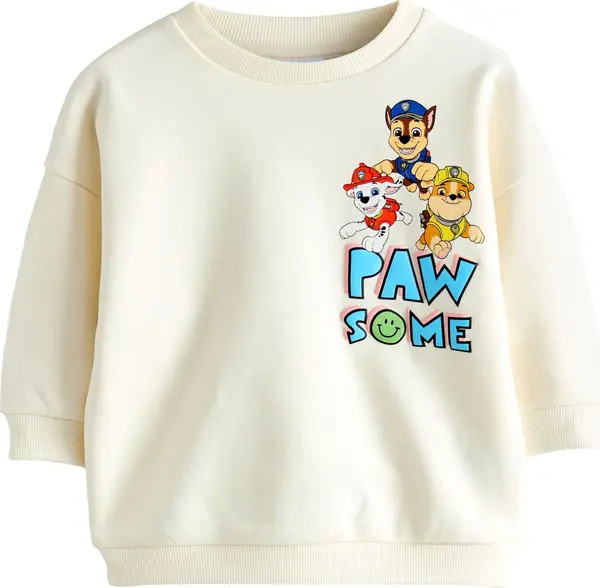 Next Next Sweater majica 'Paw Patrol'  miks boja / bijela
