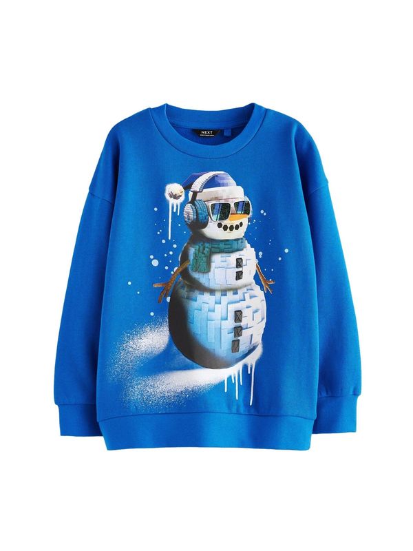 Next Next Sweater majica  plava / miks boja