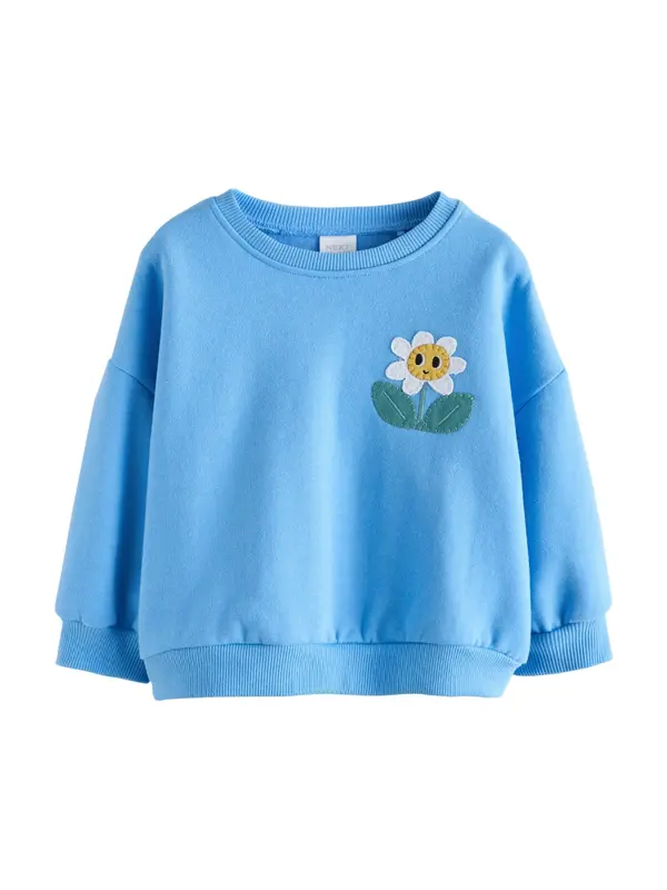 Next Next Sweater majica  plava