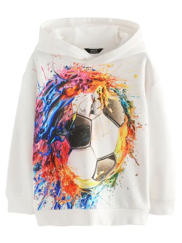 Next Next Sweater majica  plava / svijetloroza / crna / bijela
