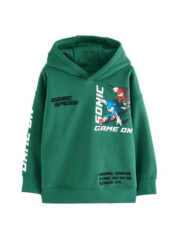 Next Next Sweater majica  plava / zelena / krvavo crvena / crna / bijela