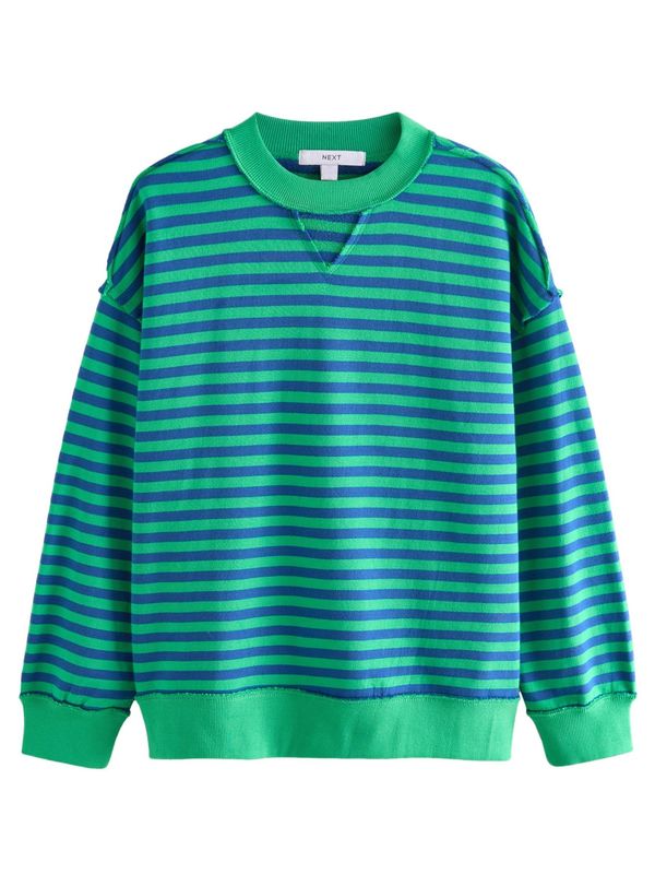 Next Next Sweater majica  plava / zelena