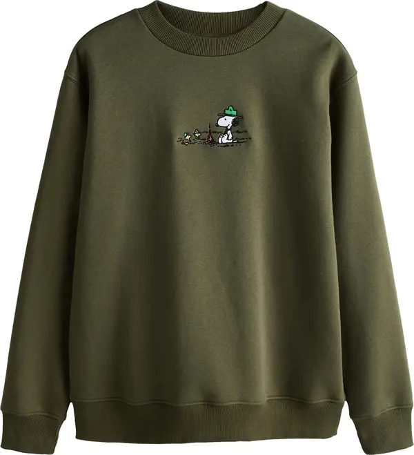 Next Next Sweater majica  plava / žuta / kraljevski zelena / bijela