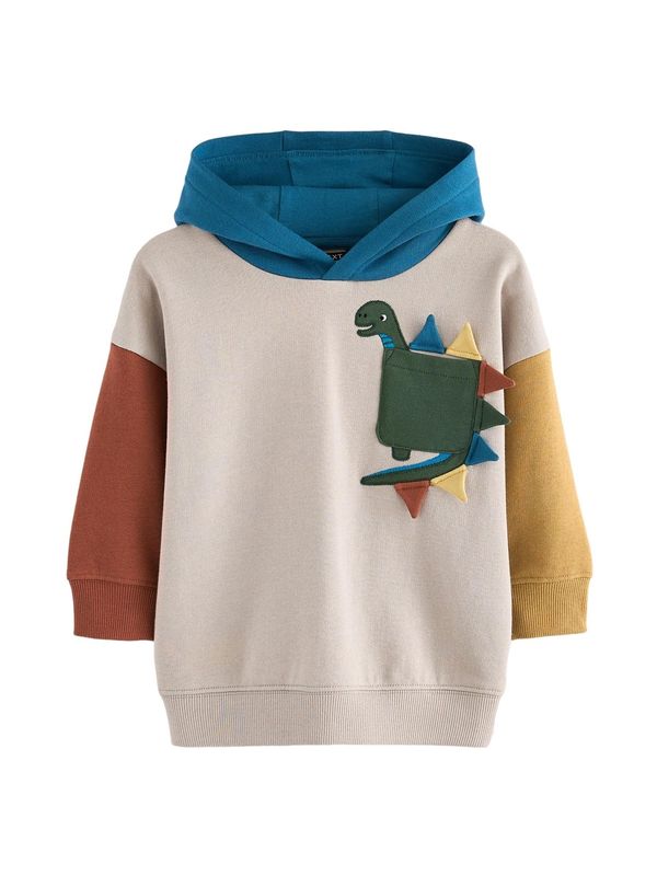 Next Next Sweater majica  plava / žuta / zelena / crvena