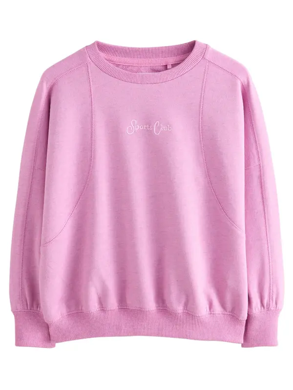Next Next Sweater majica  prljavo roza