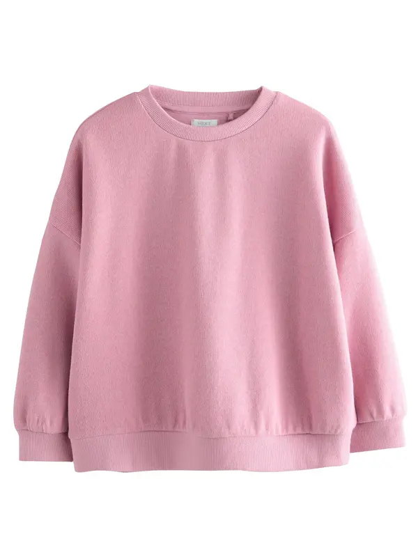 Next Next Sweater majica  ružičasta