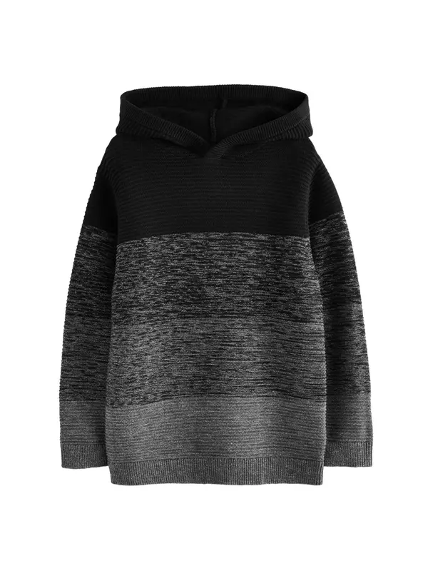 Next Next Sweater majica  siva / crna
