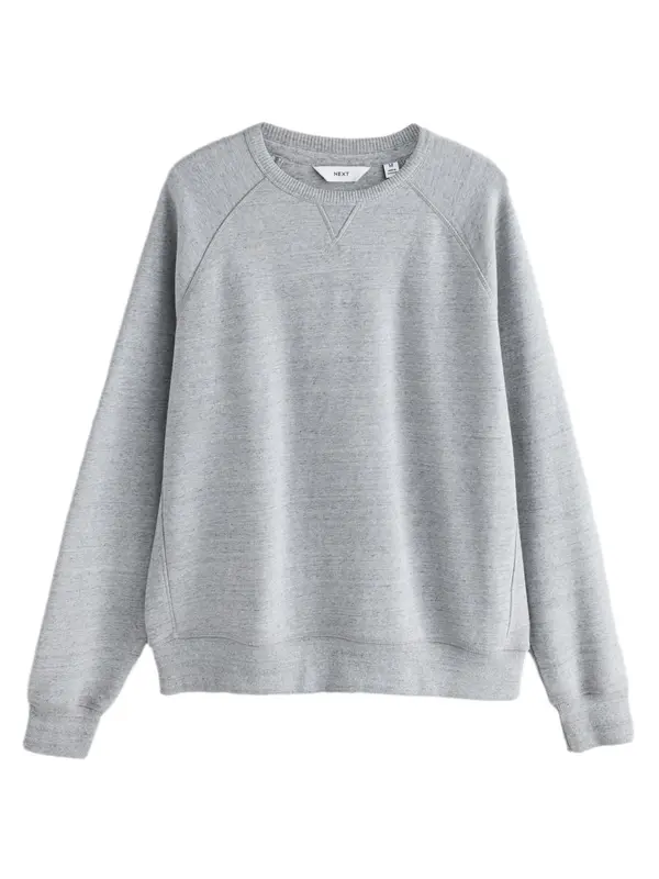 Next Next Sweater majica  siva melange