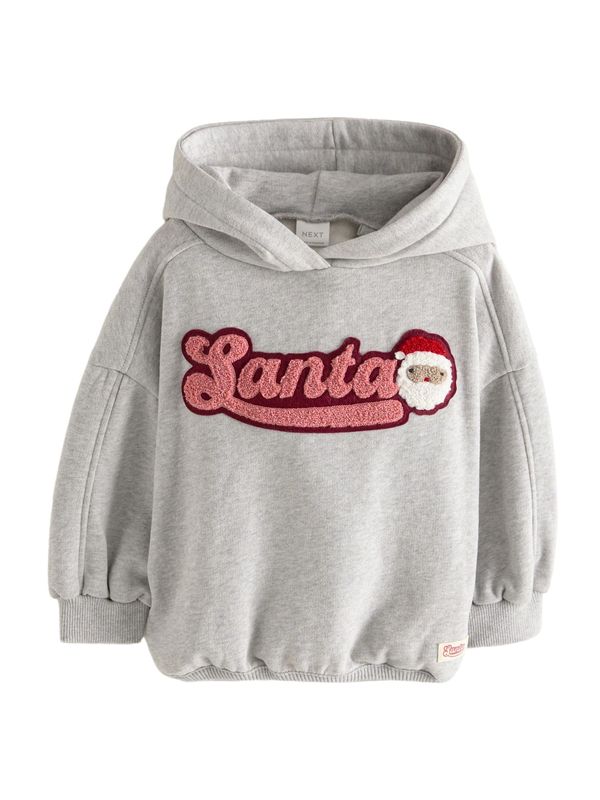 Next Next Sweater majica  siva / roza / crvena / bijela