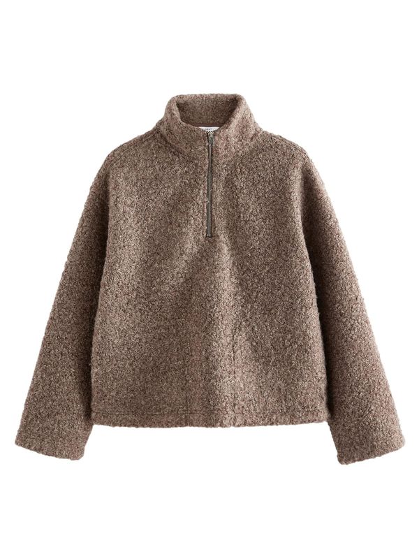 Next Next Sweater majica  smeđa