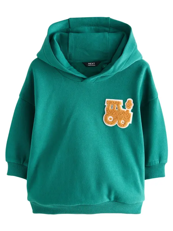 Next Next Sweater majica  smeđa / žad